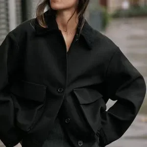 Zara | Jackets & Coats | Nwt Zara Mixed Bomber Jacket Zw